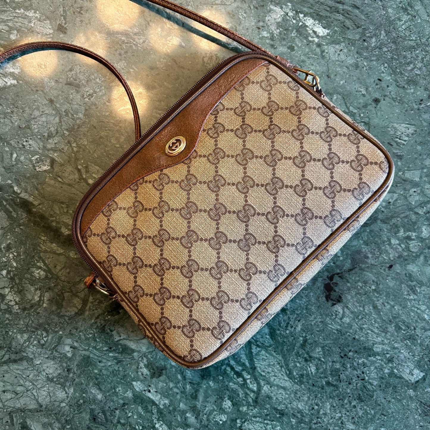 1980’s Gucci Monogram Crossbody Bag