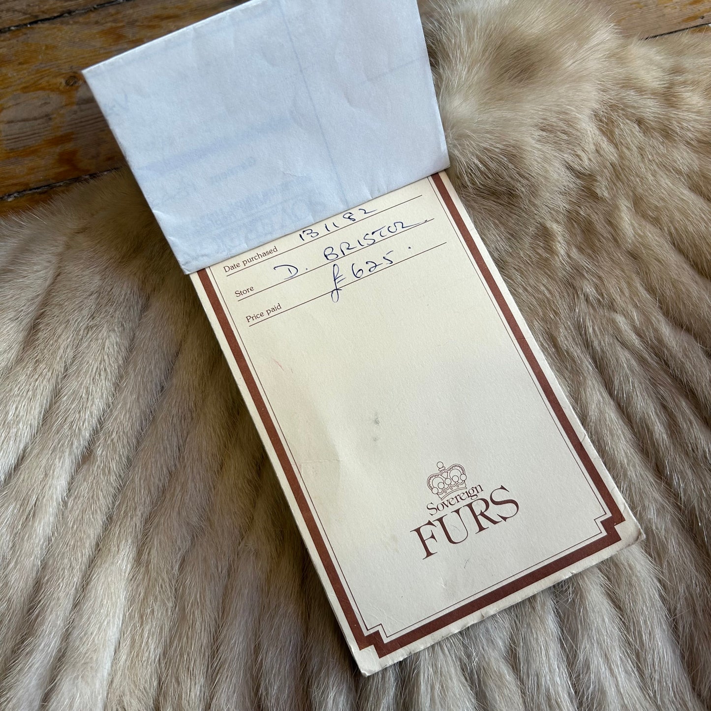 1980’s Blonde Mink Fur Jacket UK 10-12