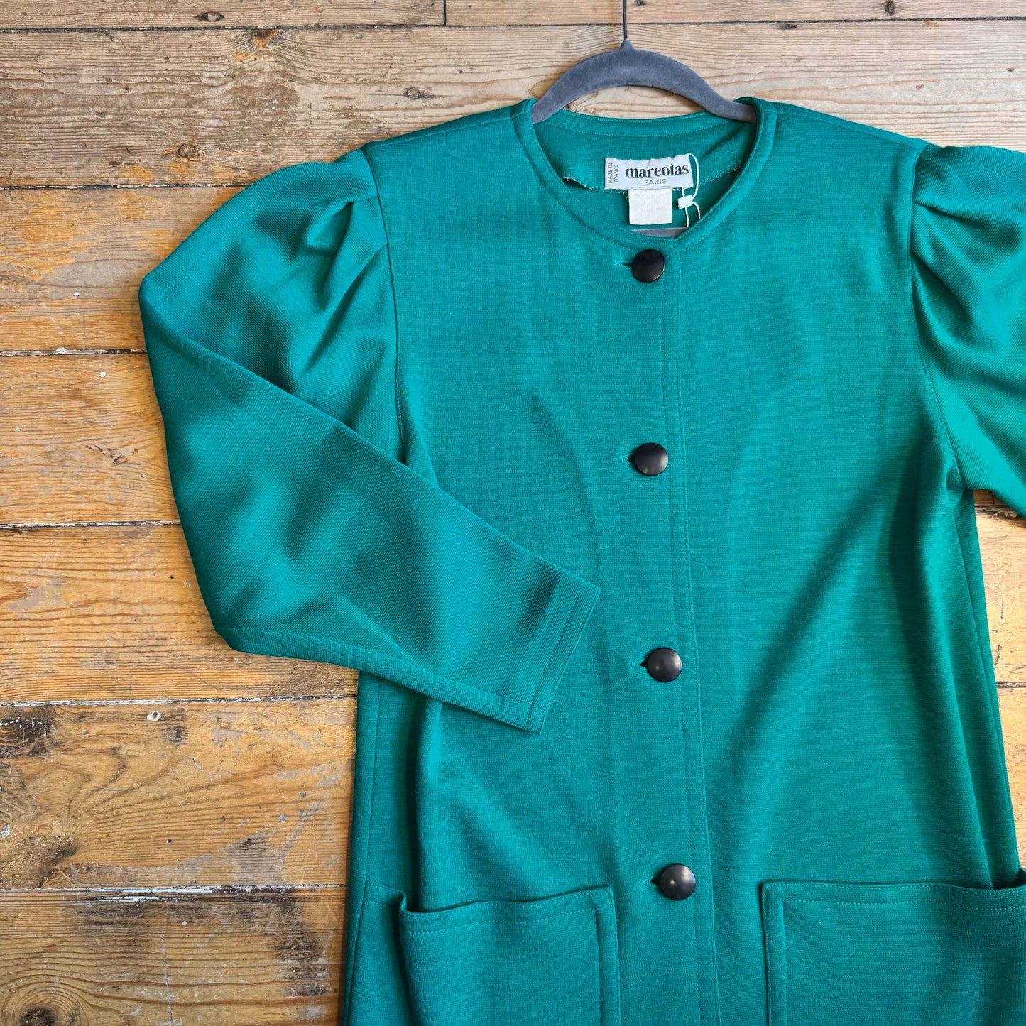 1980’s Marcoias Paris Drop Waist Dress UK 10-12