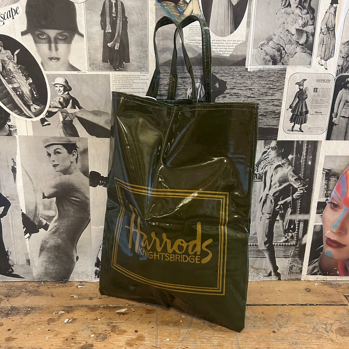 1970’s Harrods Oilcloth Tote Bag