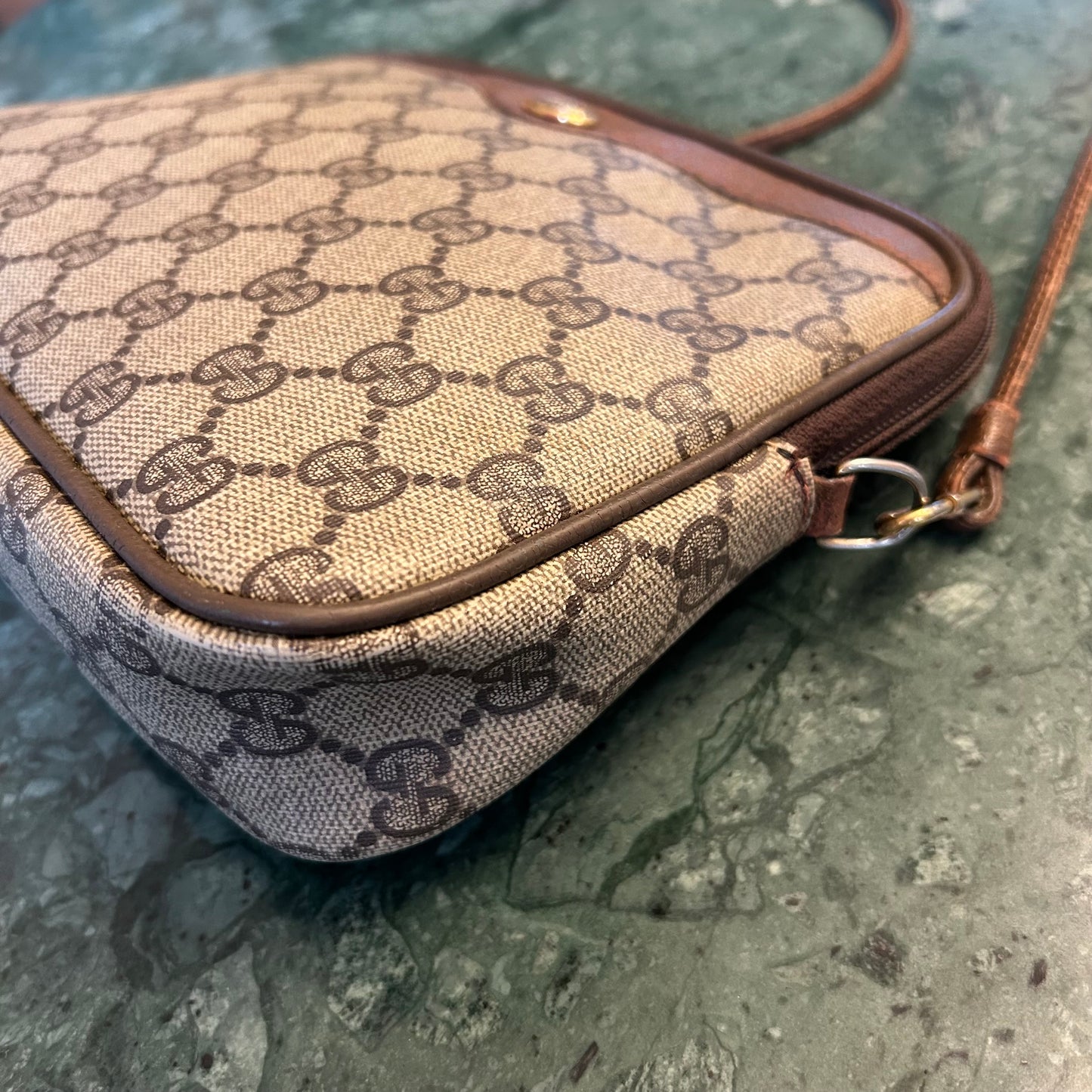 1980’s Gucci Monogram Crossbody Bag