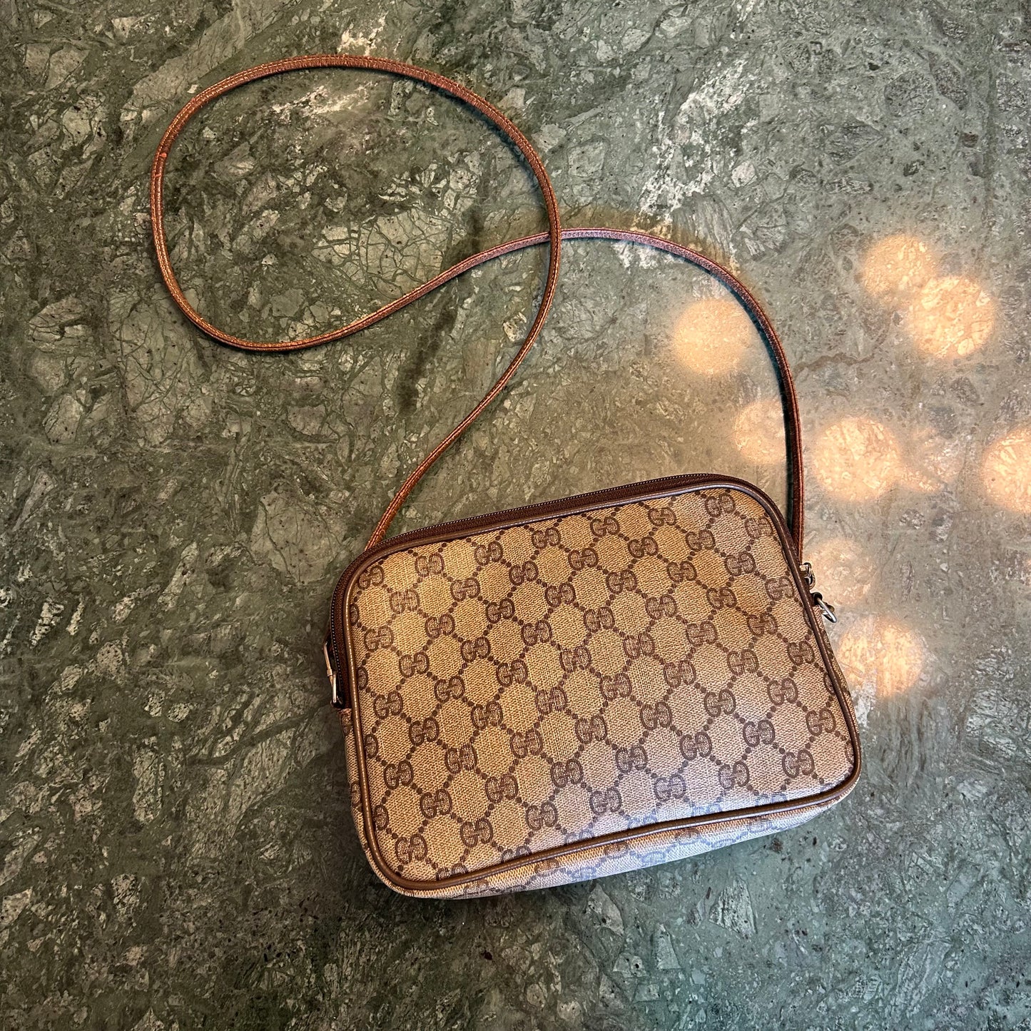 1980’s Gucci Monogram Crossbody Bag