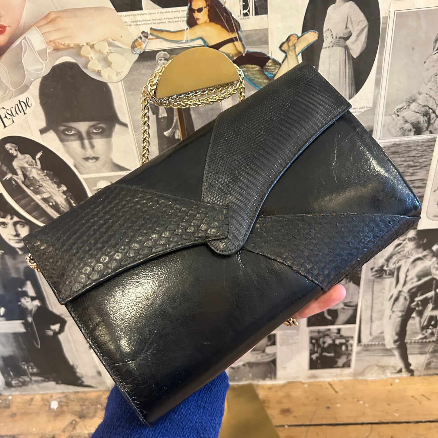 1980’s Stuart Weitzman Leather Crossbody Bag