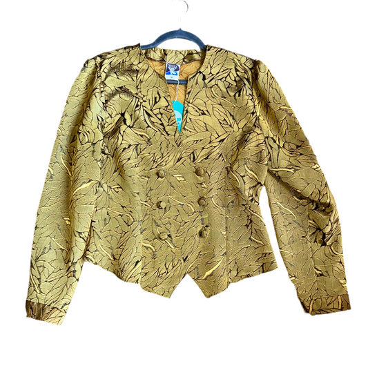 1980’s Double Breasted Brocade Jacket UK 12