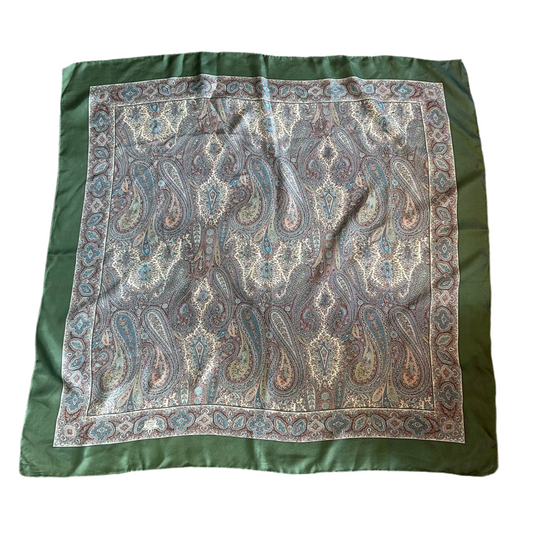 1970’s Liberty London Paisley Silk Scarf