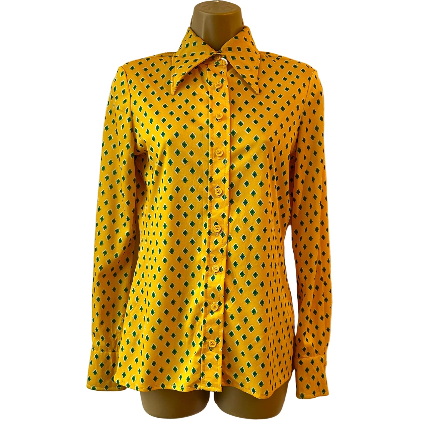 1960’s Dagger Collar Blouse UK 10