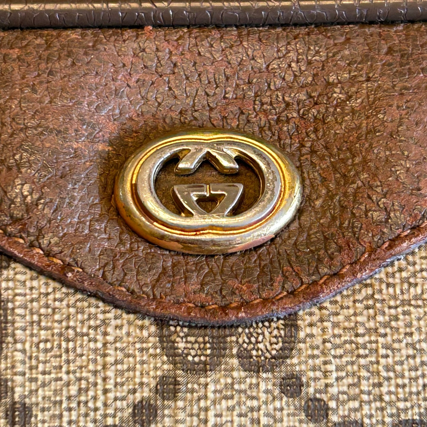 1980’s Gucci Monogram Crossbody Bag
