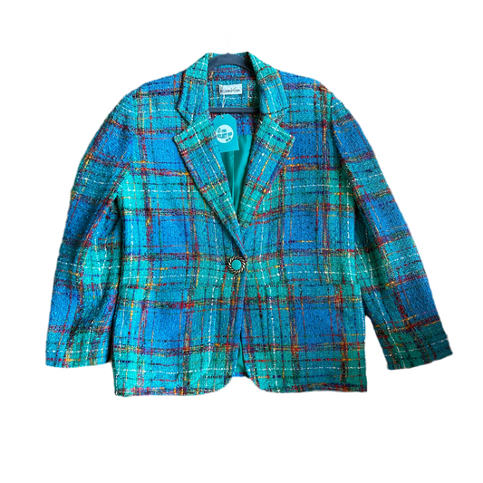 1980’s Roland Klein Tweed Bouclé Jacket UK 16