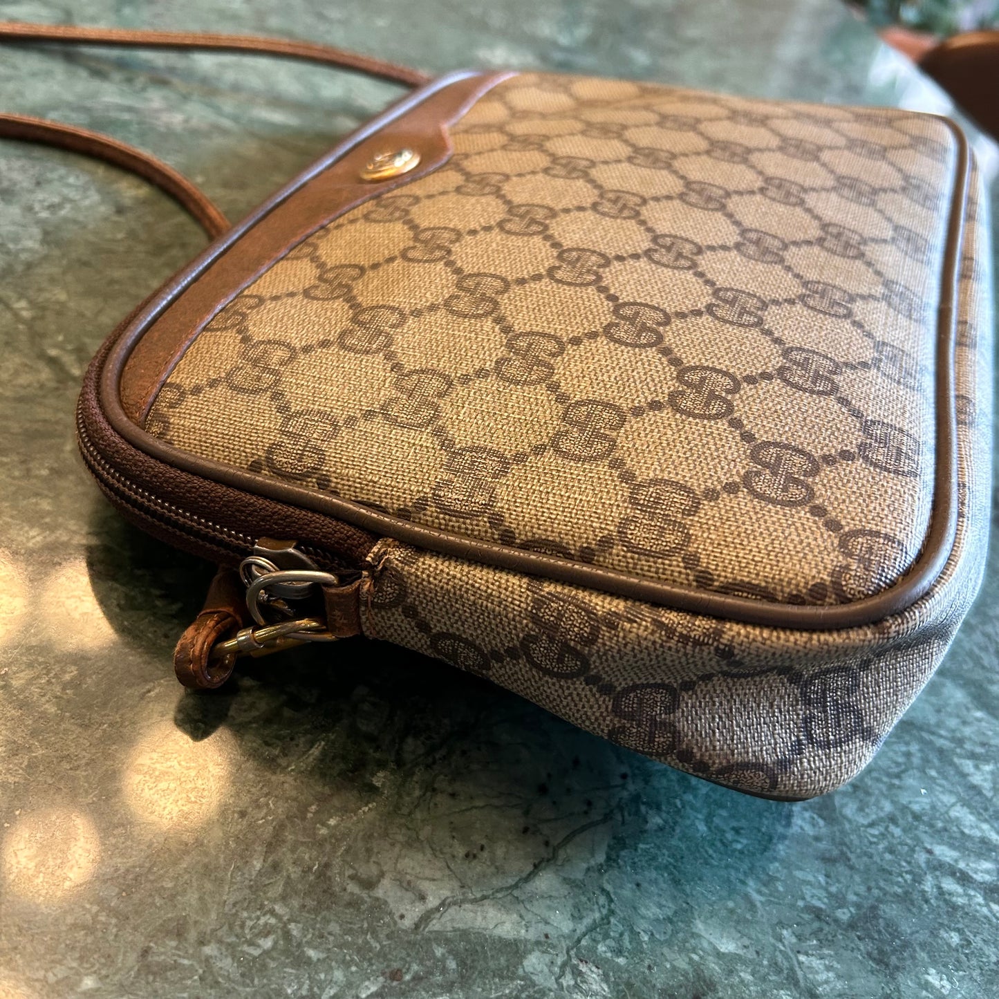1980’s Gucci Monogram Crossbody Bag