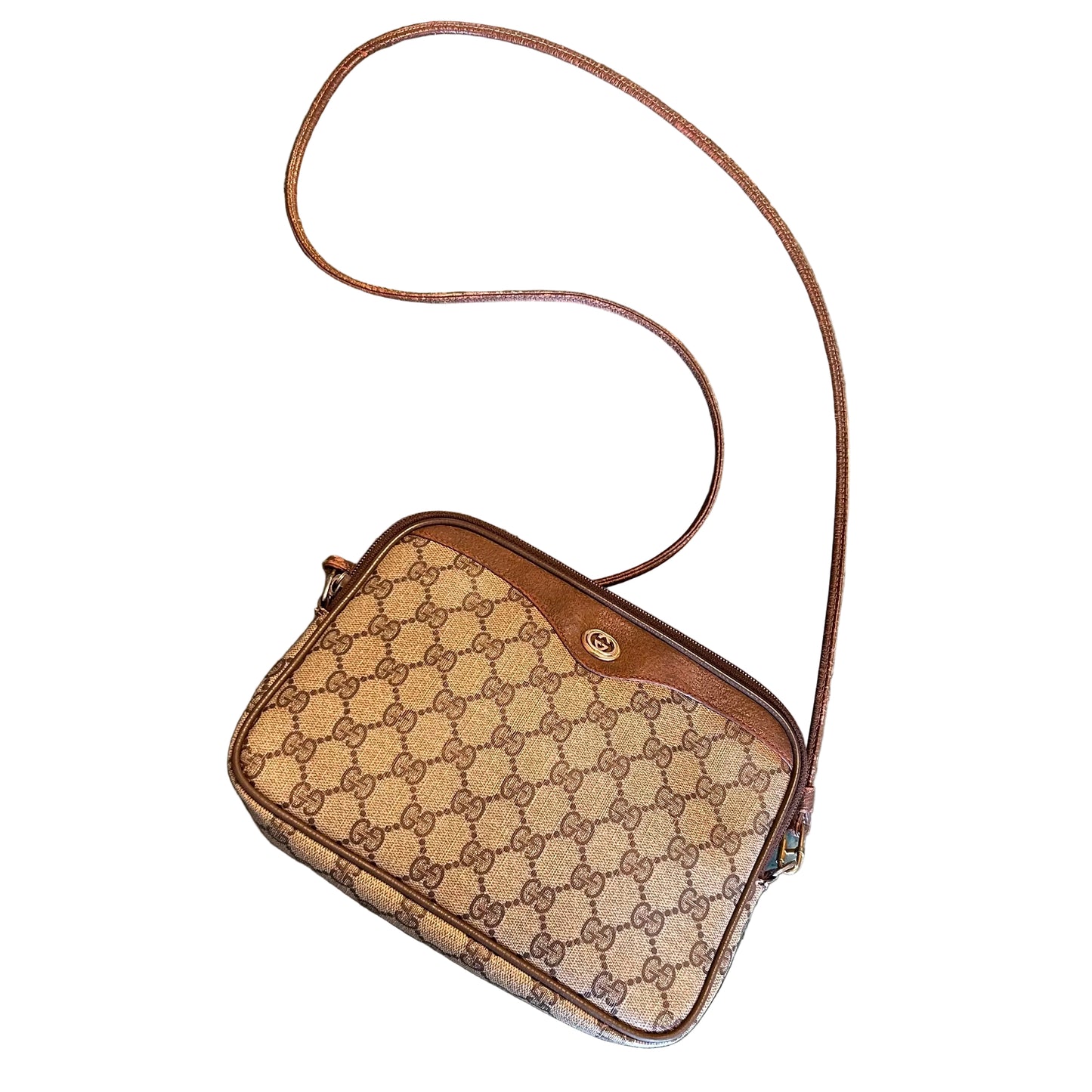 1980’s Gucci Monogram Crossbody Bag