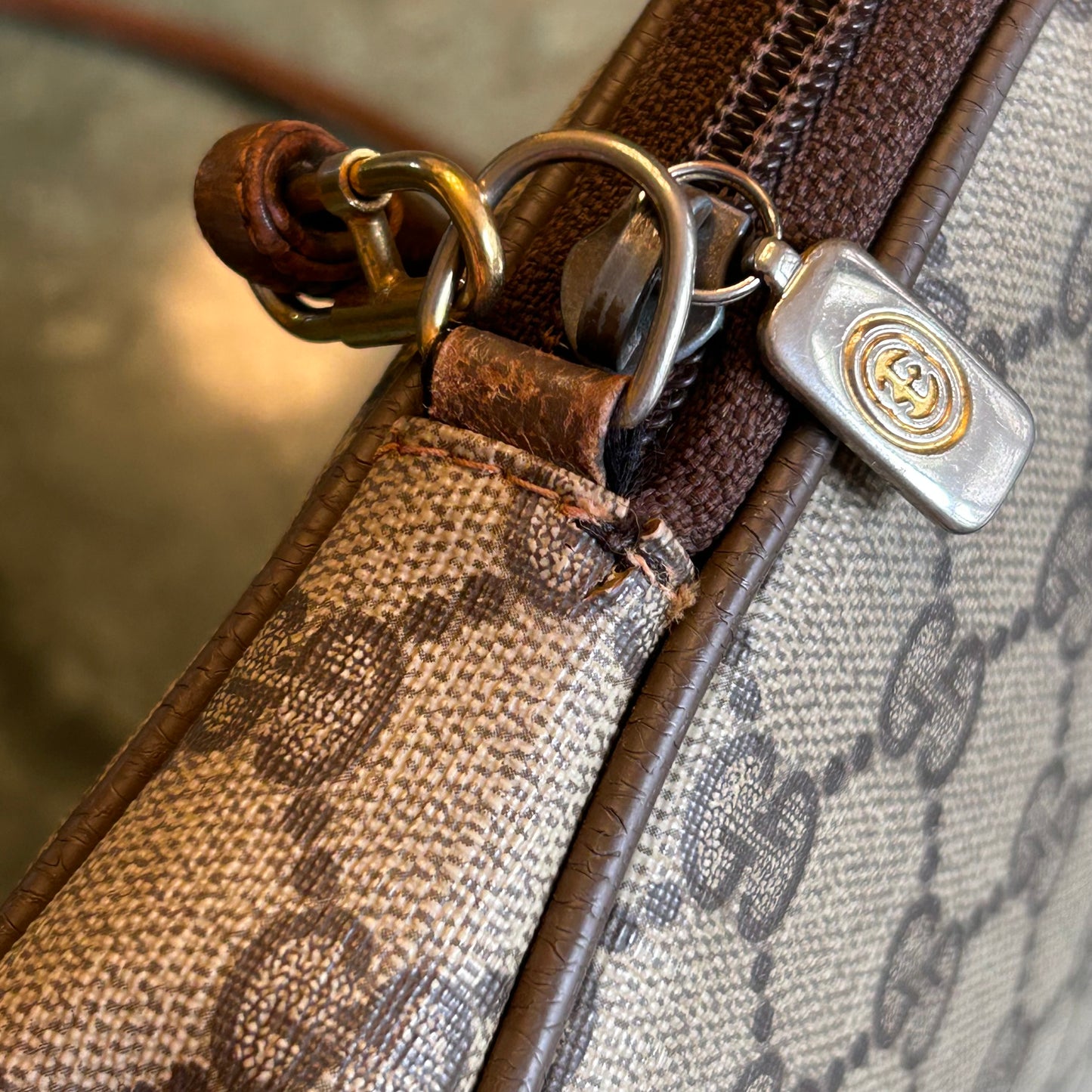 1980’s Gucci Monogram Crossbody Bag