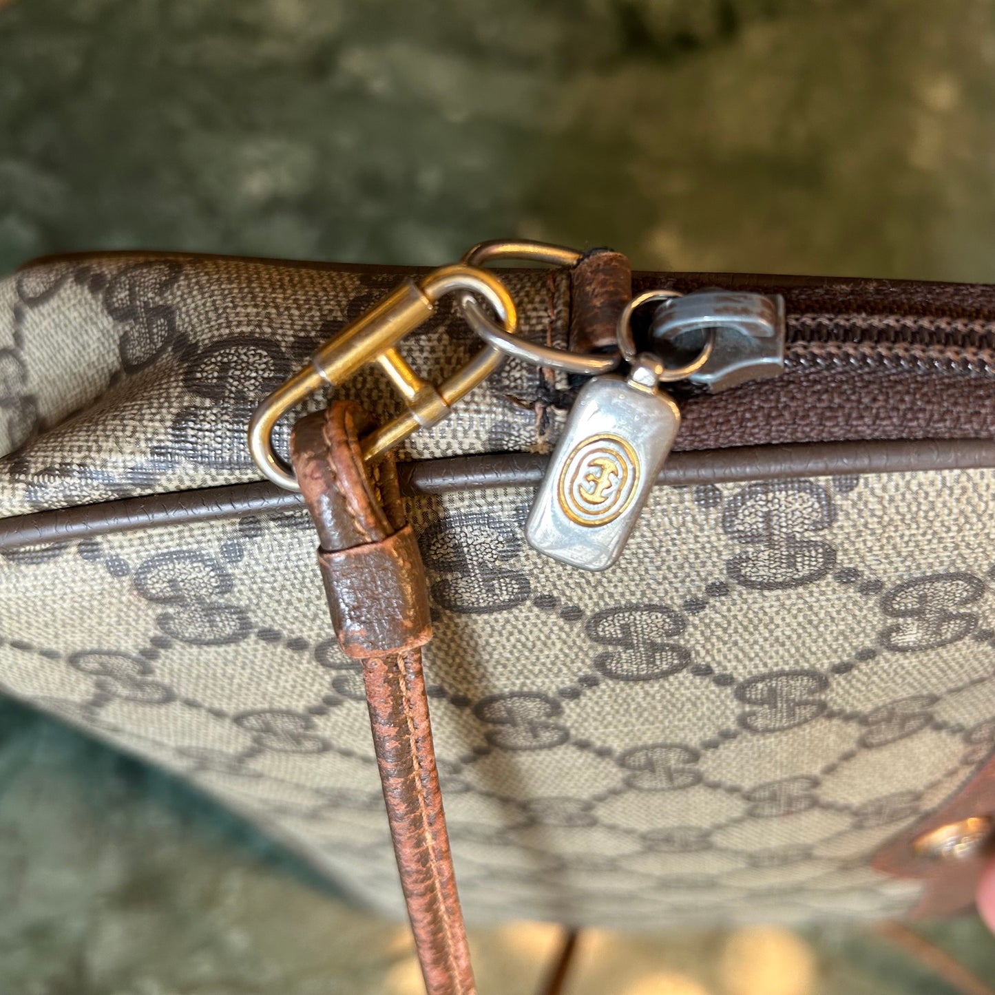 1980’s Gucci Monogram Crossbody Bag