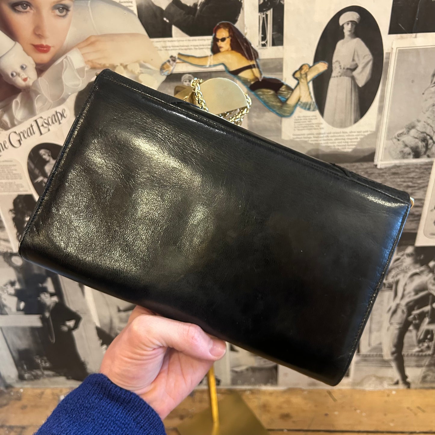 1980’s Stuart Weitzman Leather Crossbody Bag