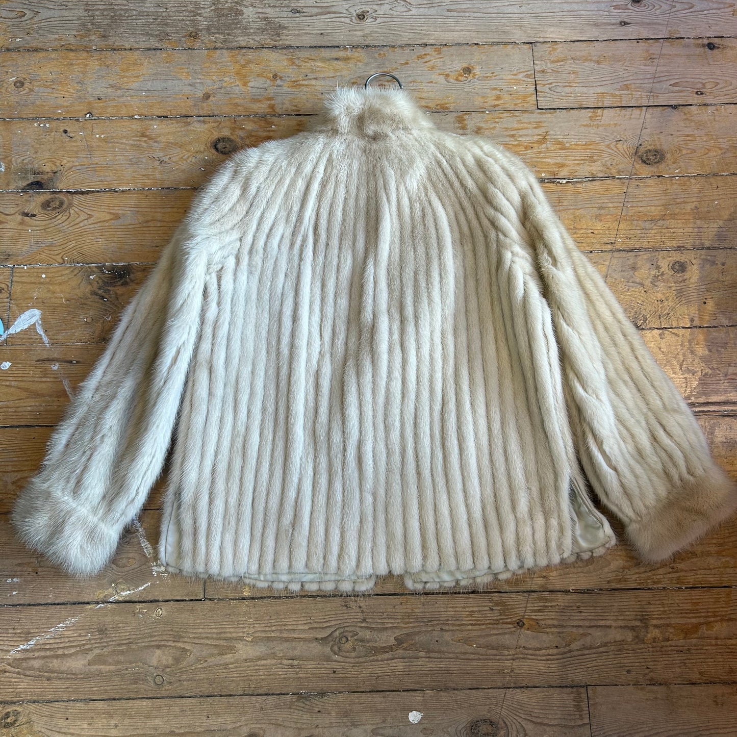 1980’s Blonde Mink Fur Jacket UK 10-12