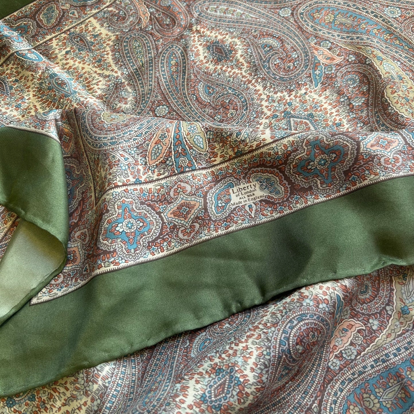 1970’s Liberty London Paisley Silk Scarf