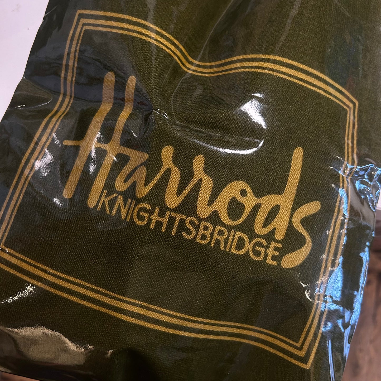 1970’s Harrods Oilcloth Tote Bag